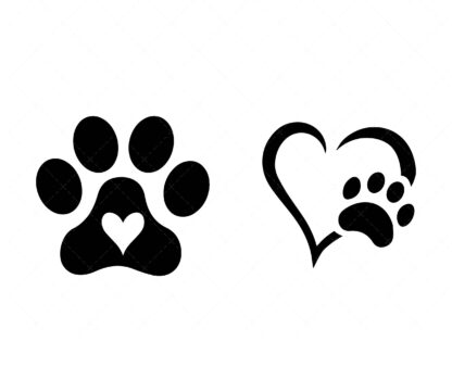 Dog paw SVG
