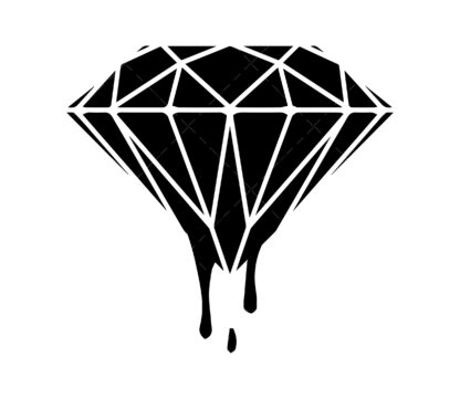 Dripping Diamond SVG